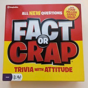 Fact or Crap Board Game - Trivia with Attitude - 100% COMPLETE